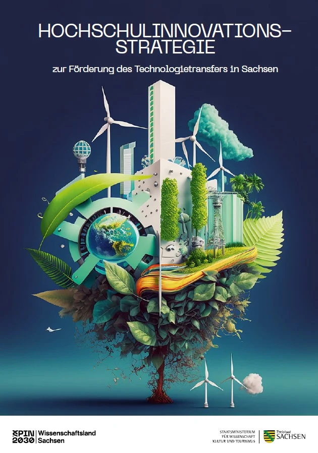 Titelseite der Broschüre "Hochschulinnovationsstrategie"