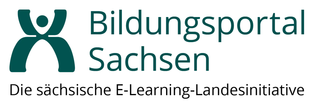 Das Logo des Bildungsportals Sachsen - Die sächsische E-Learning-Landesalternative